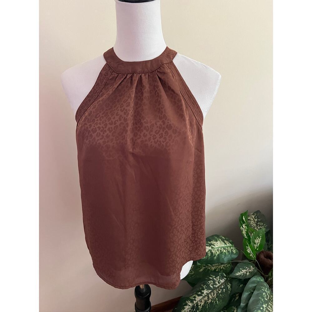 A New Day Brown High Neck Tank